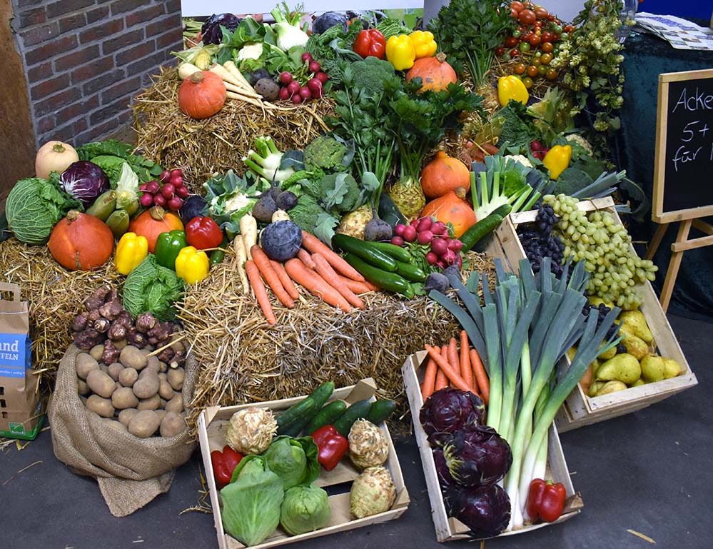 Obst und Gemüse aus Anbau bei Langenselbold